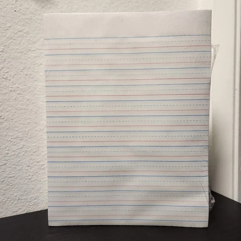 500 sheets Ream handwriting practice Paper school teacher supplies 1/2 Inch Rule